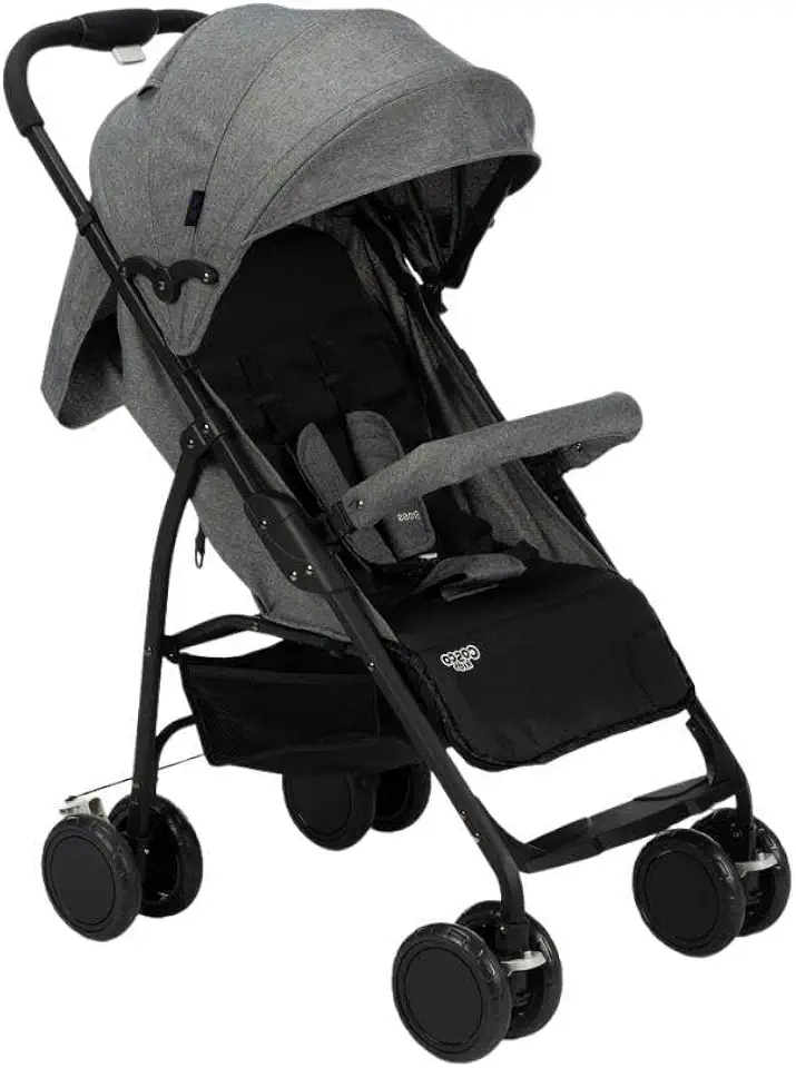 Carrinho de Bebê Cosco Kids, Bross, Cinza Mescla