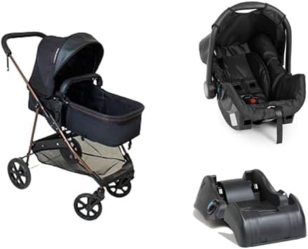 Galzerano Napoli Travel System com Bebê Conforto e Base Auto