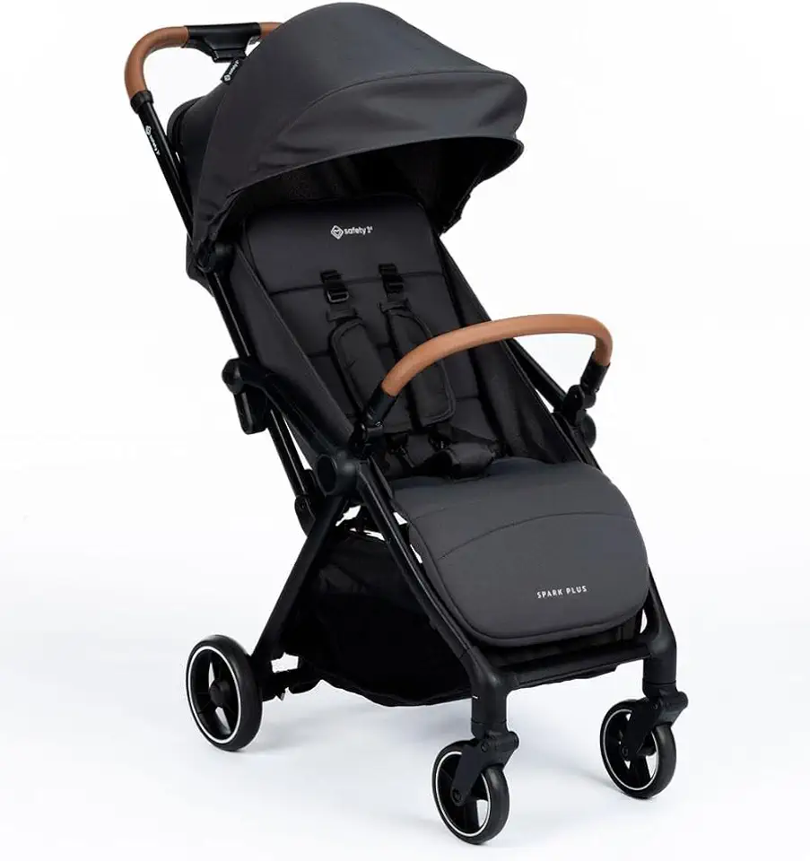 Carrinho de Bebê Safety 1st, Spark Splus, 0 meses a 22 kg, Black Graphite