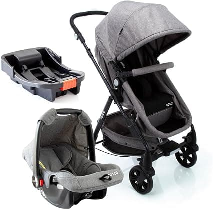 Cosco Kids, Travel System Poppy Trio, Cinza Mescla