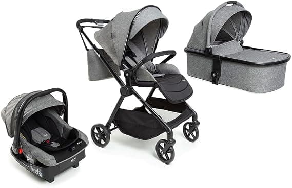 Travel System Safety 1st, Magnific, 5 em 1, 0 a 15kg, Grey Denin