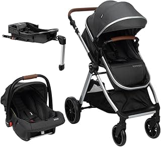 Travel System Infanti, Romanzo Trio, com Isofix, Preto