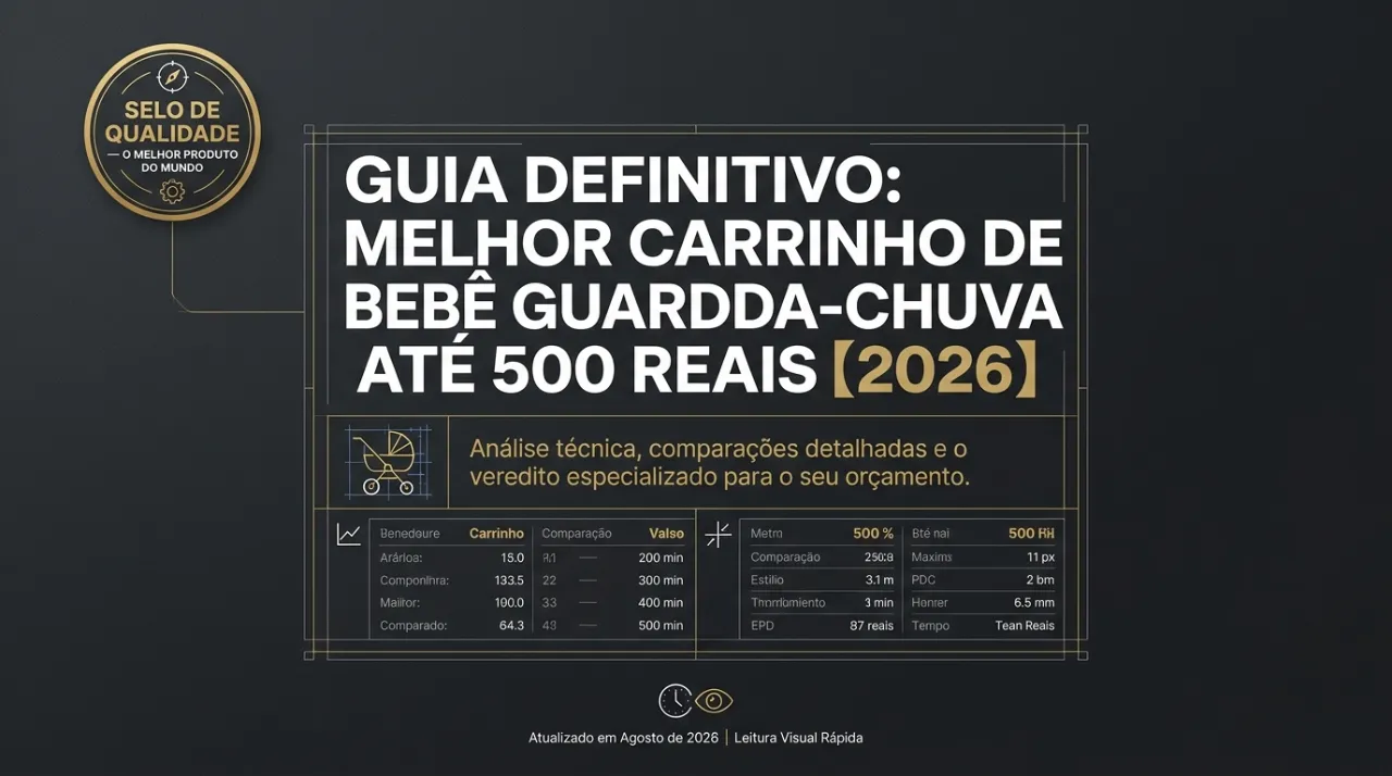 Melhor Carrinho de Bebê Guarda-Chuva até 500 Reais【2026】 - Slide 1